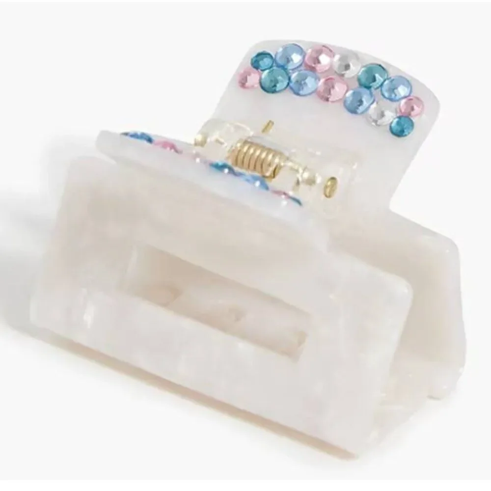 Crewcuts Girls' Mini Claw Hair Glip With Gems 2Sets